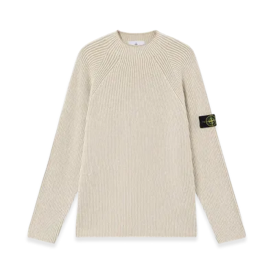 Stone Island 5100023 Vanise Full Rib RWS Wool "Ivory"