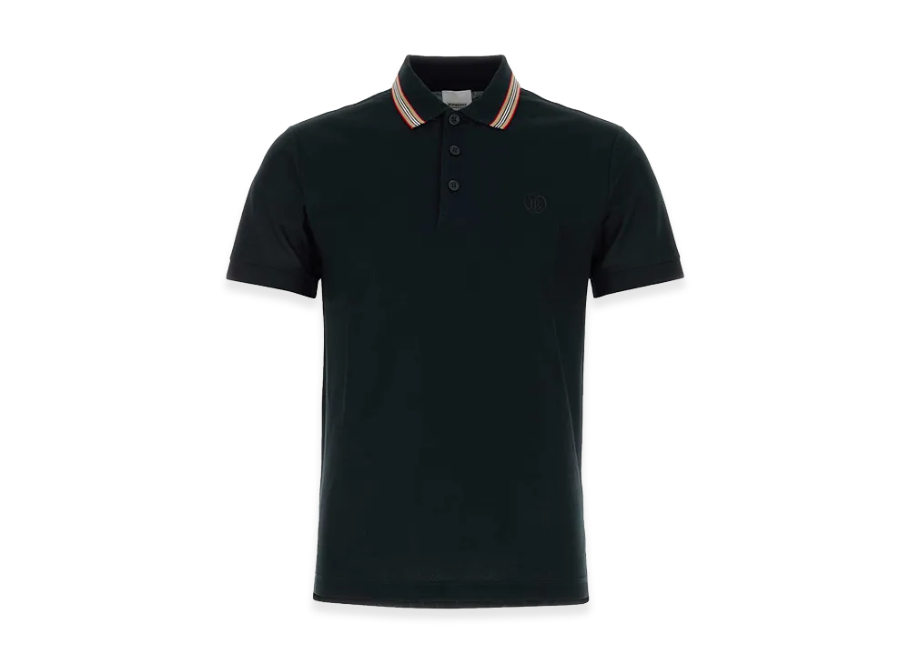 Burberry Piquet Polo Shirt "Black"