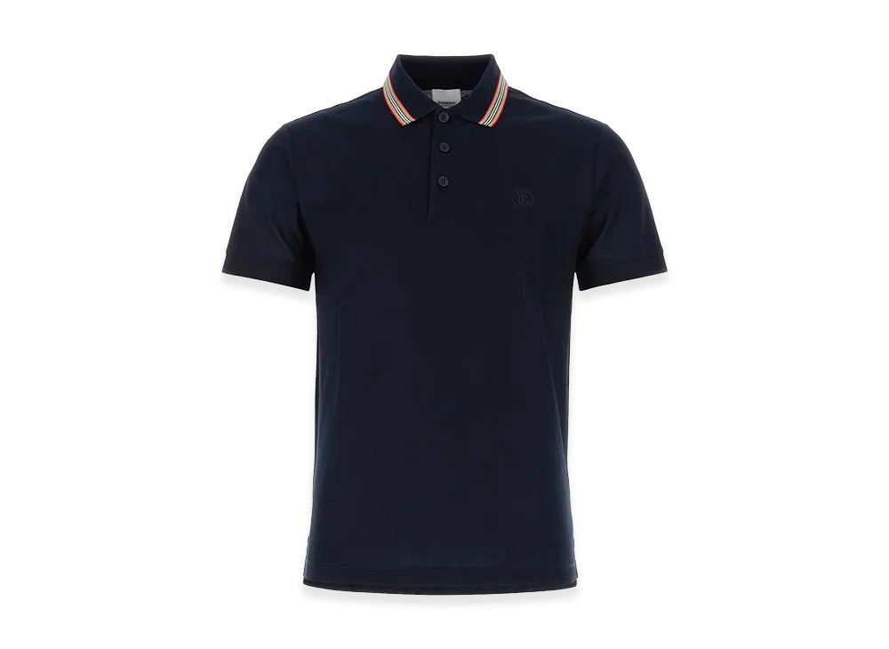 Burberry Piquet Polo Shirt "Midnight Blue"