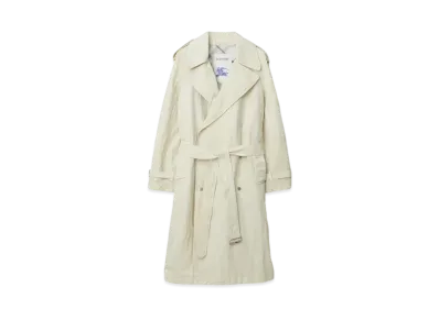 Burberry Men's Long Nylon Trench Coat "Soap"