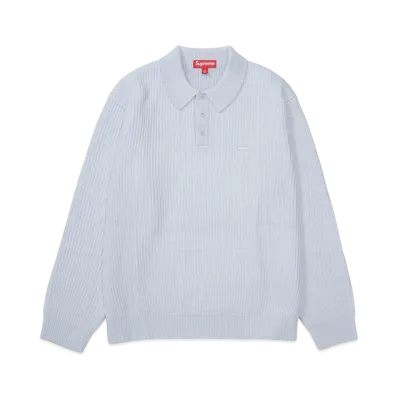 Supreme Small Box Sweater Polo (26FW) "Light Blue"