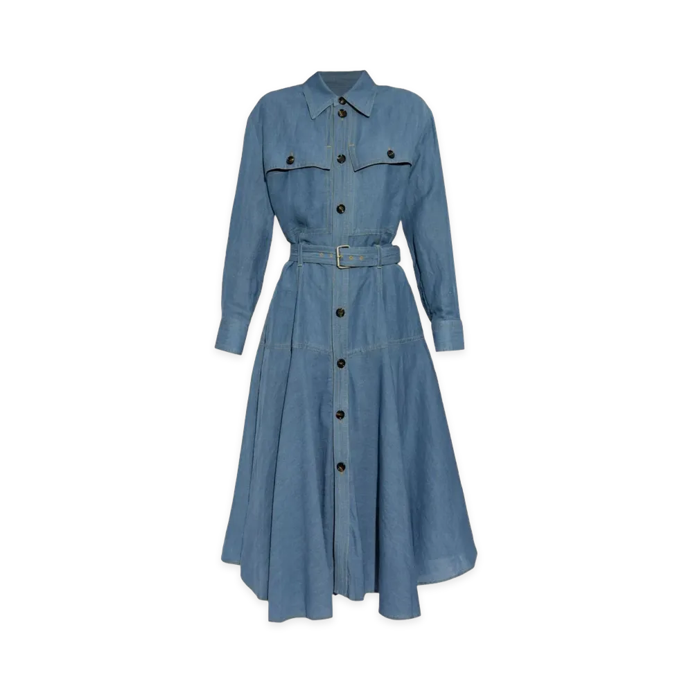 Bottega Veneta Women's Dresses "Navy"