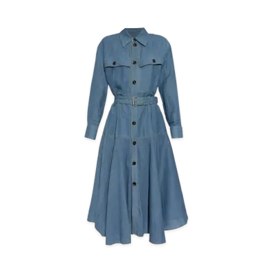 Bottega Veneta Women's Dresses "Navy"
