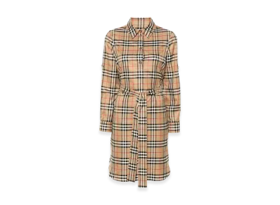 Burberry Women's Embroidered Cotton Dress "Beige"