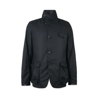 Barbour Beacon Sport Wax Jacket "Black"