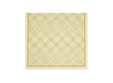 Burberry Check Cotton Scarf "Wheat"