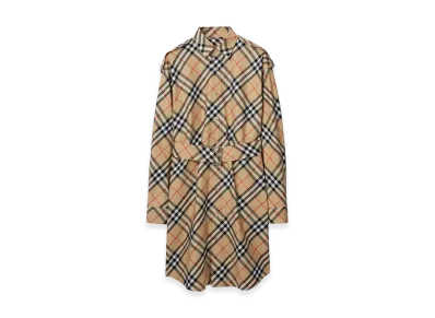 Burberry Women's Embroidered Cotton Dress "Beige"