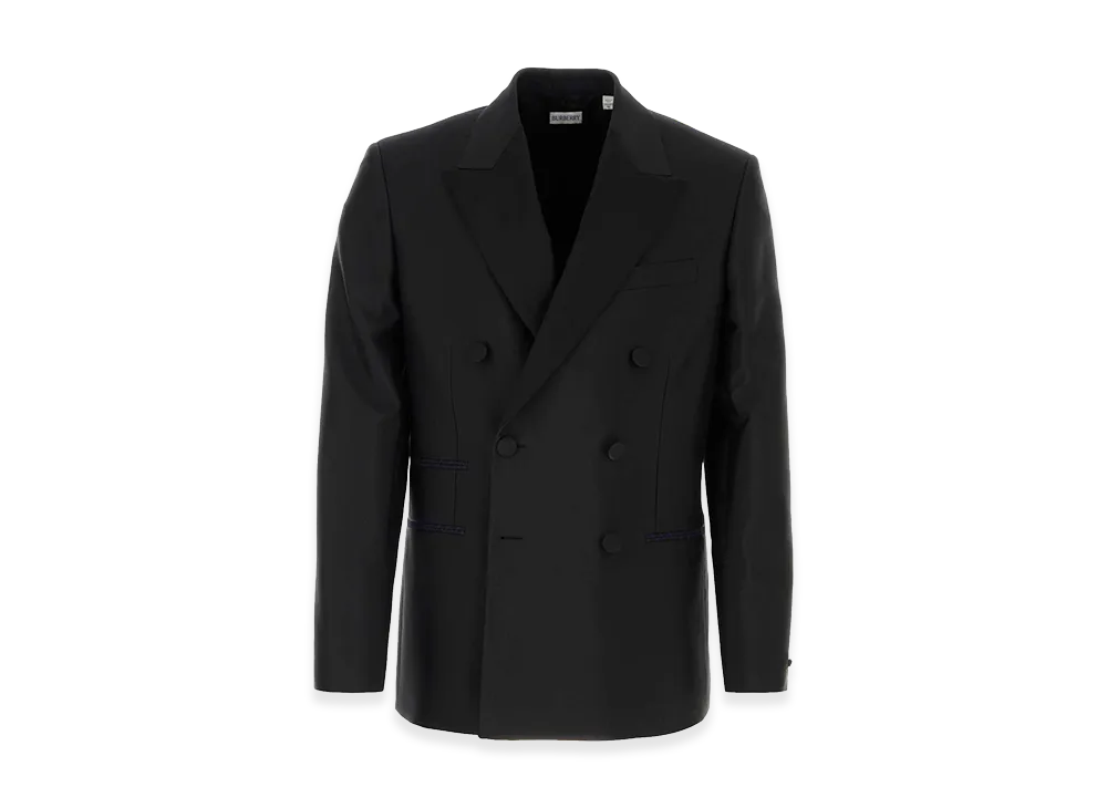 Burberry Wool Blend Blazer "Black"