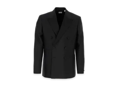 Burberry Wool Blend Blazer "Black"