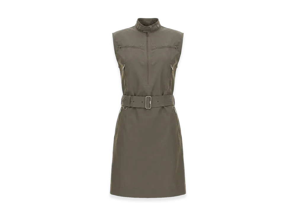 Burberry Women's Linen Dress "Charcoal"