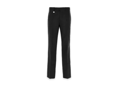 Burberry Wool Blend Wide-Leg Pant "Black"