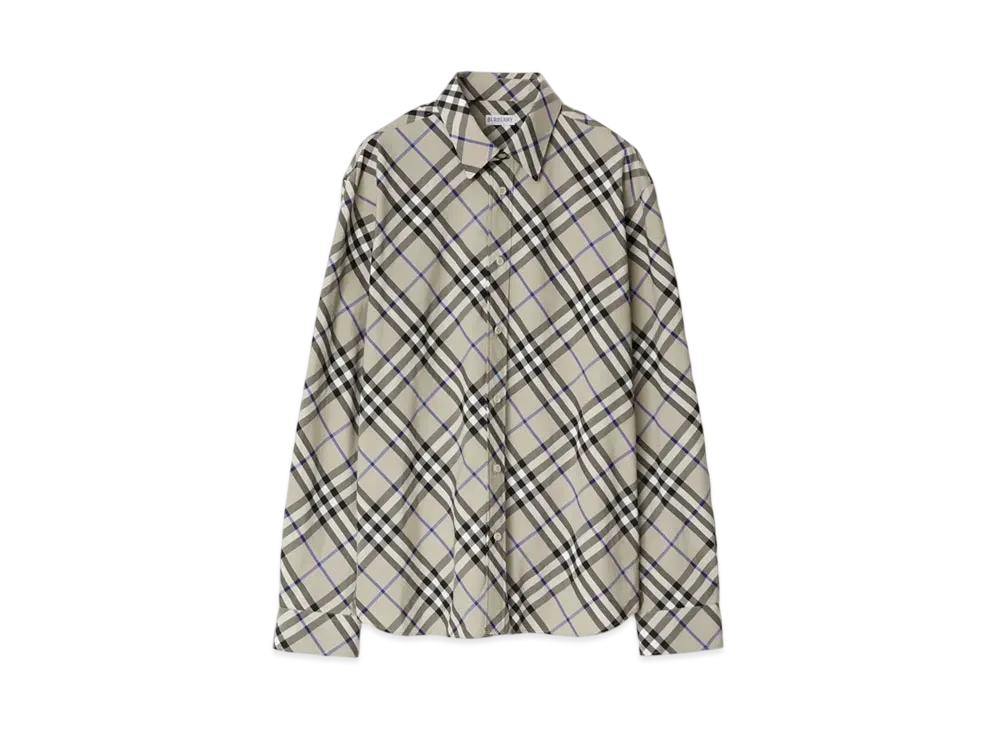 バーバリー チェック コットンシャツ 