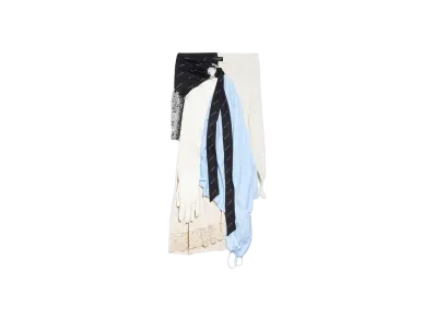BALENCIAGA Women's Messy Patched Skirt "Multicolor"