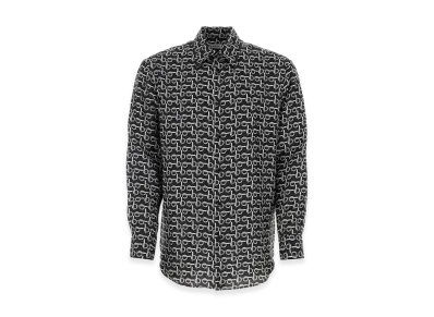 Burberry Printed Silk Oversize Shirt "Printed"