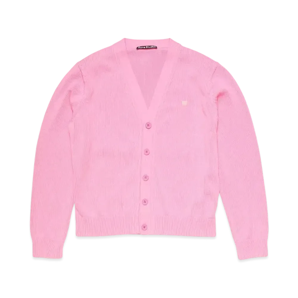 Acne Studios V-Neck Cardigan "Cameo Pink"