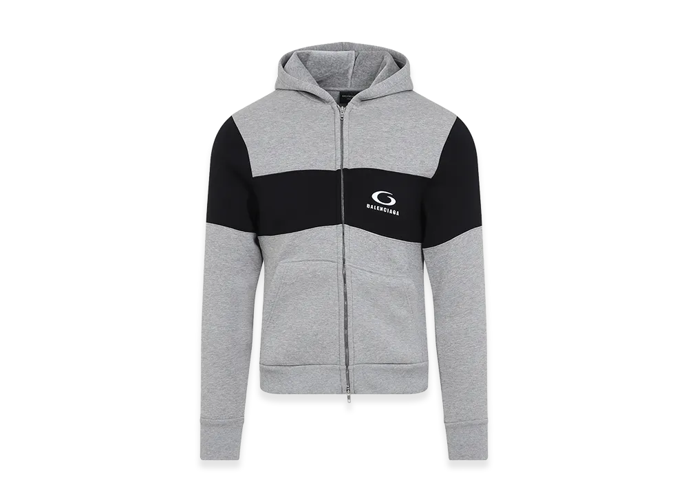 BALENCIAGA Jersey Hoodie "Grey"