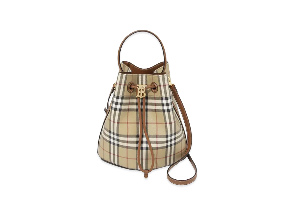 Burberry Women's Small TB Bucket Bag "Vintage Check"