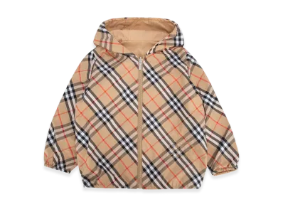 Burberry Kids Pattern Cotton Jacket "Beige"