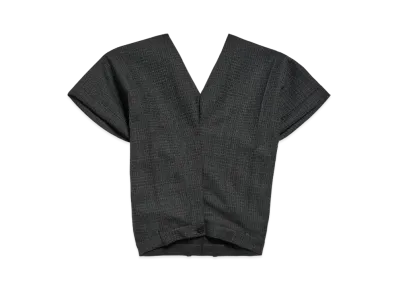 BALENCIAGA Women's Tailored Pants Top "Black/Green"