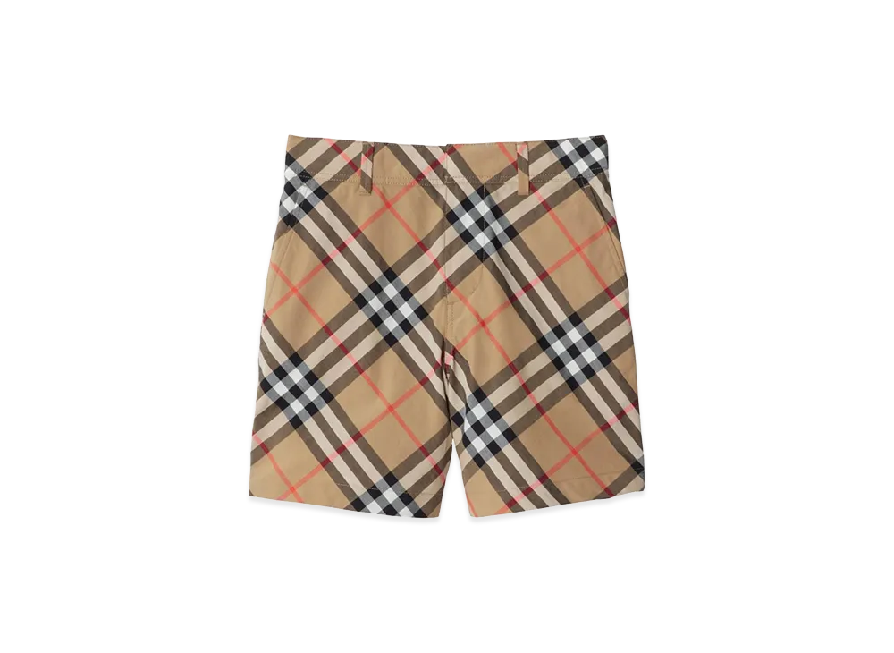 Burberry Kids Oscar Bermuda Shorts "Beige"