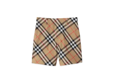 Burberry Kids Oscar Bermuda Shorts "Beige"