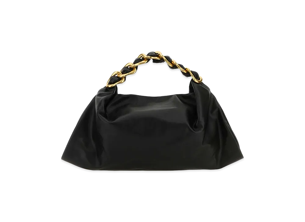 Burberry Women's Leather Medium Swan Handbag "Black"