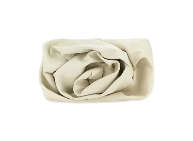 Burberry Women's Nappa Leather Rose Clutch "Ivory"