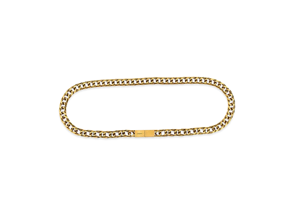 Saint Laurent Women's Chain Belt "Gold"