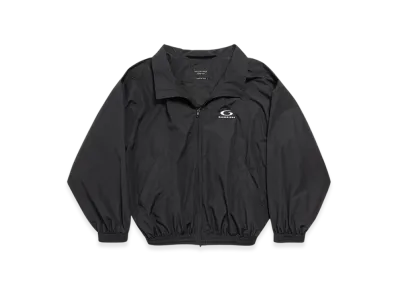 BALENCIAGA Women's Loop Sports Icon Off Shoulder Jacket "Black"