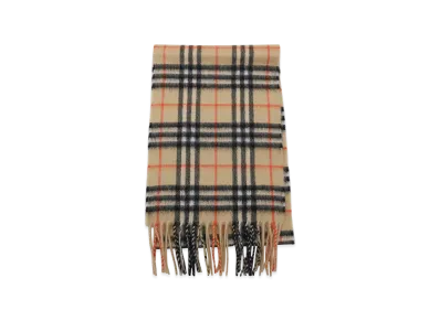 Burberry Kids VTG Check Cash Scarf "Beige"