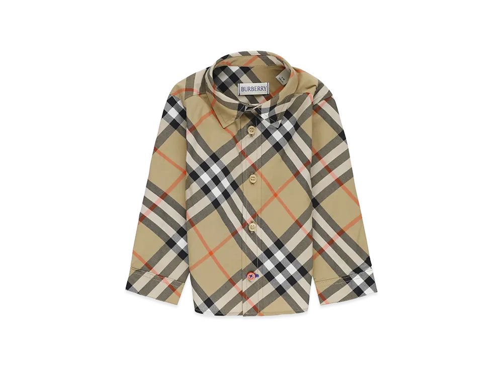 Burberry Kids Shirts "Beige"
