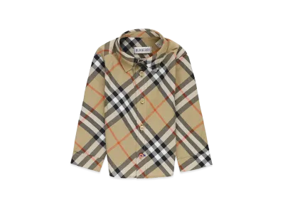 Burberry Kids Shirts "Beige"