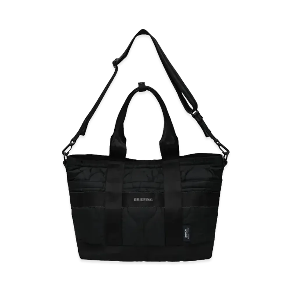 COMME des GARCONS HOMME x BRIEFING 2way Quilting Tote Bag "Black"