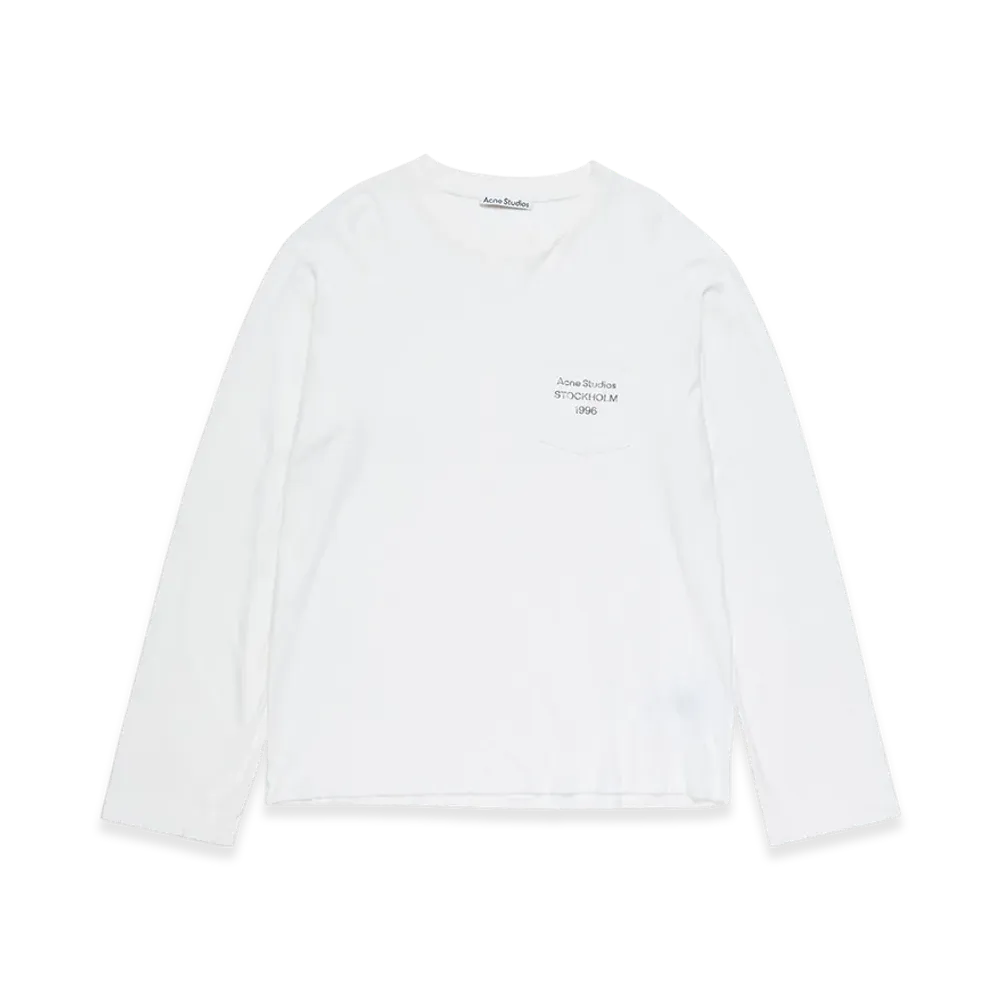 Acne Studios Logo T-Shirt - Relaxed Fit "Off White"