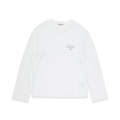 Acne Studios Logo T-Shirt - Relaxed Fit "Off White"