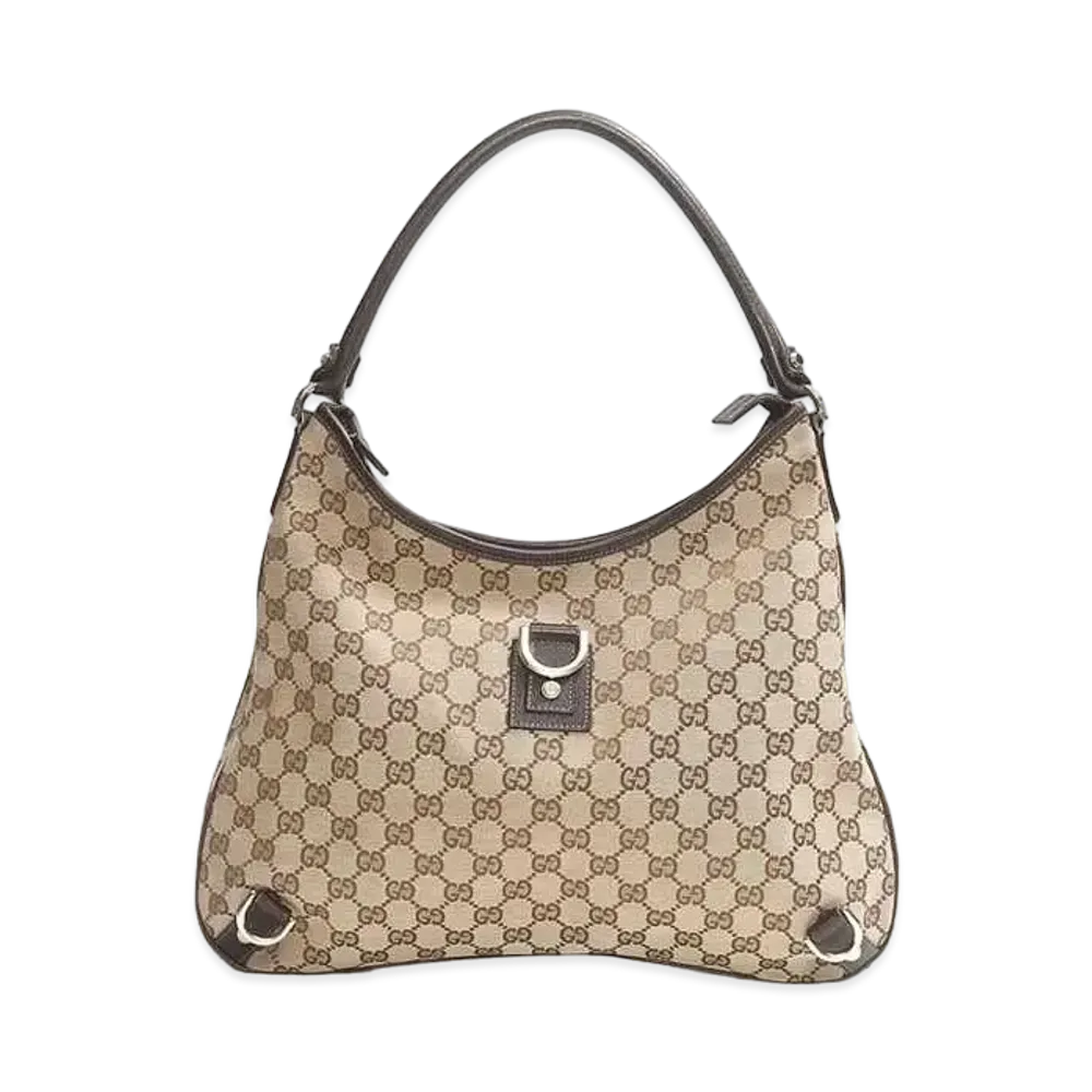 GUCCI GG Canvas Abbey Shoulder Bag