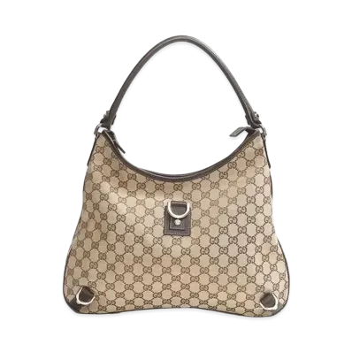 GUCCI GG Canvas Abbey Shoulder Bag