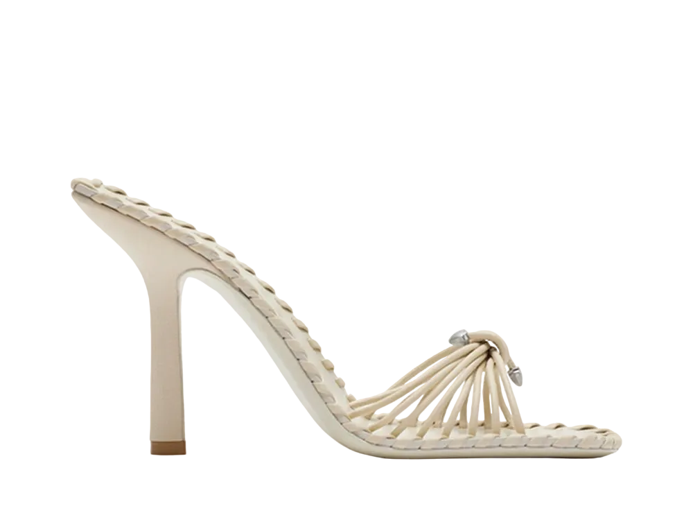 Burberry Women's Leather Rumba Sandals "Soap"