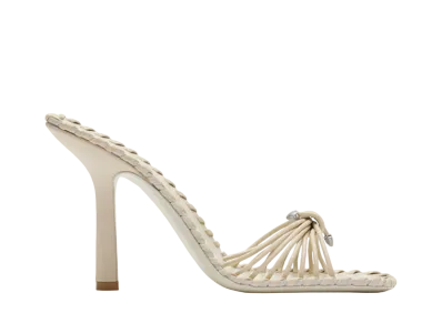 Burberry Women's Leather Rumba Sandals "Soap"