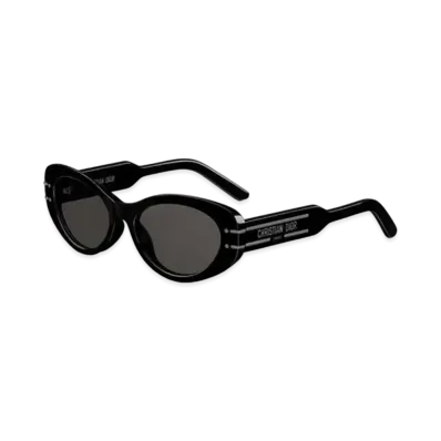Dior DiorSignature B8U Oval Sunglasses "Black"