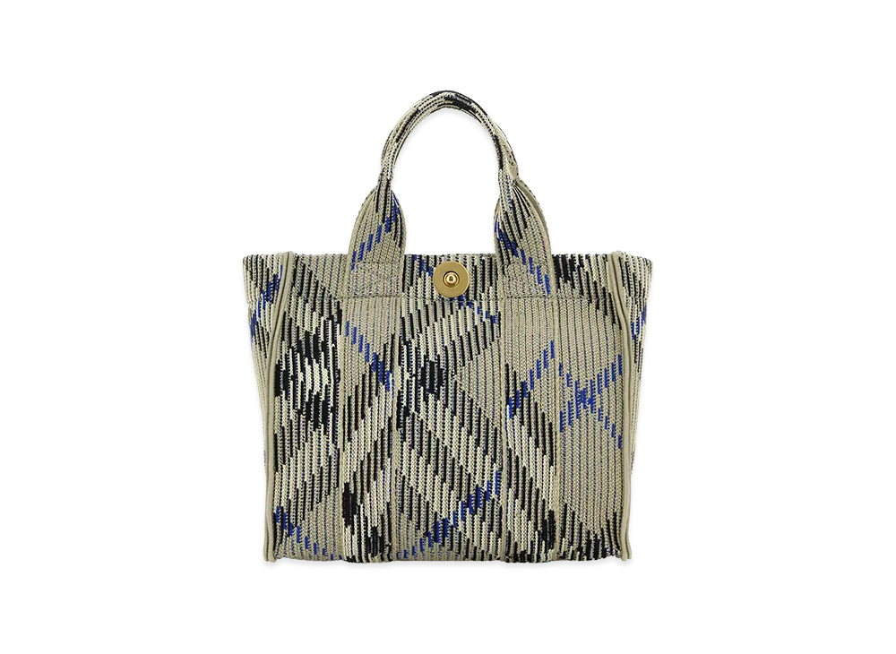Burberry Women's Embroidered Fabric Check Mini Handbag "Printed"