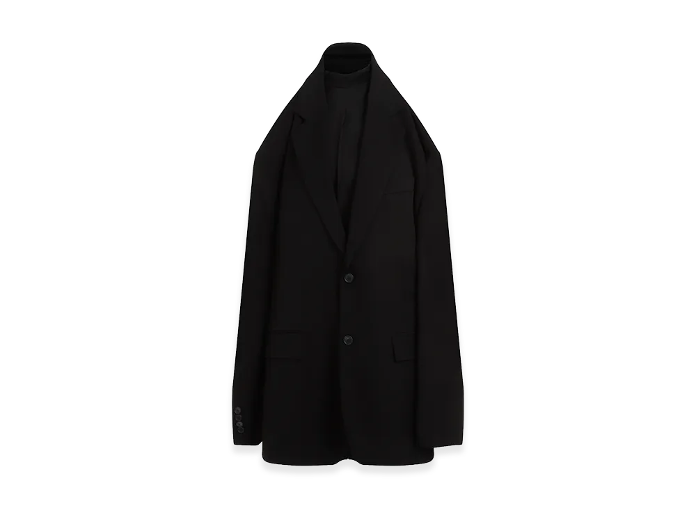 BALENCIAGA Women's Suspended Tailored Dress "Black"