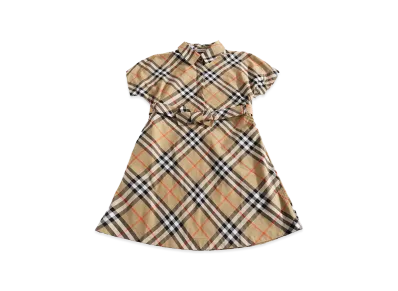 Burberry Kids KG2 Giulietta B Check Dress "Beige"