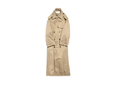 BALENCIAGA Women's Suspended Trench Dress "Beige"