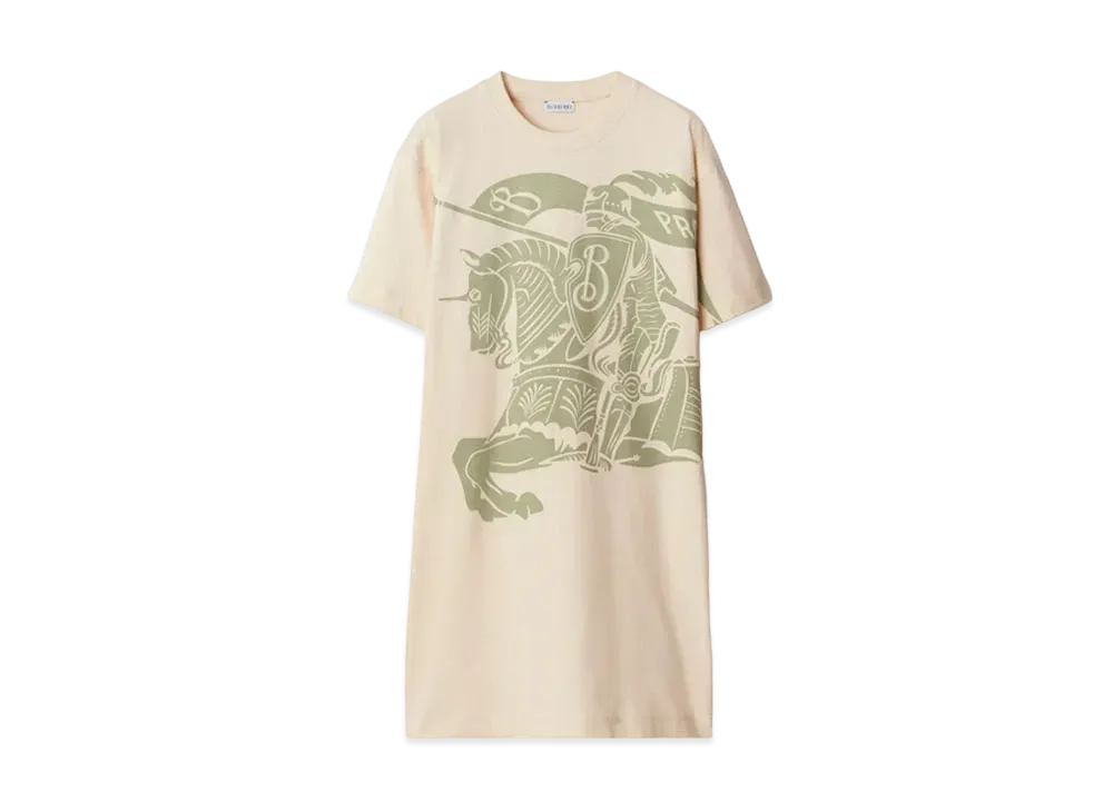 Burberry Women's EKD Cotton T-shirt Dress "Soap"
