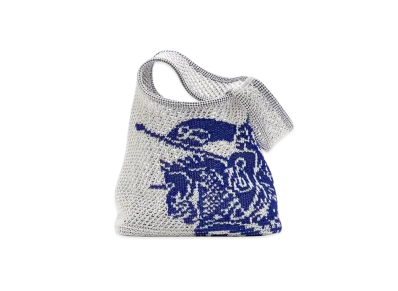 Burberry Small EKD Crochet Bag "White"