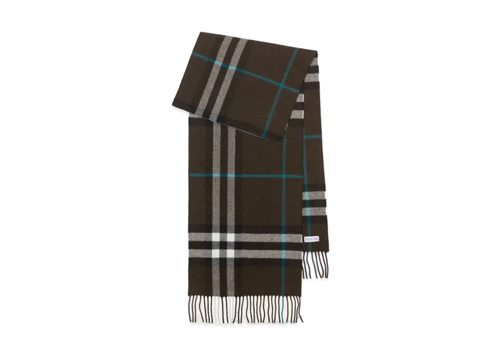 Burberry Check Cashmere Scarf "Snug"