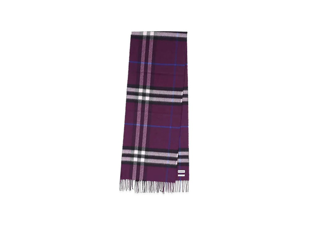 Burberry Women's Cashmere Scarf "Purple"