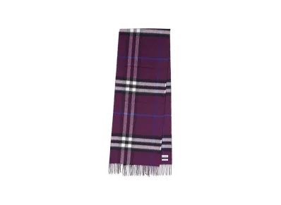 Burberry Women's Cashmere Scarf "Purple"