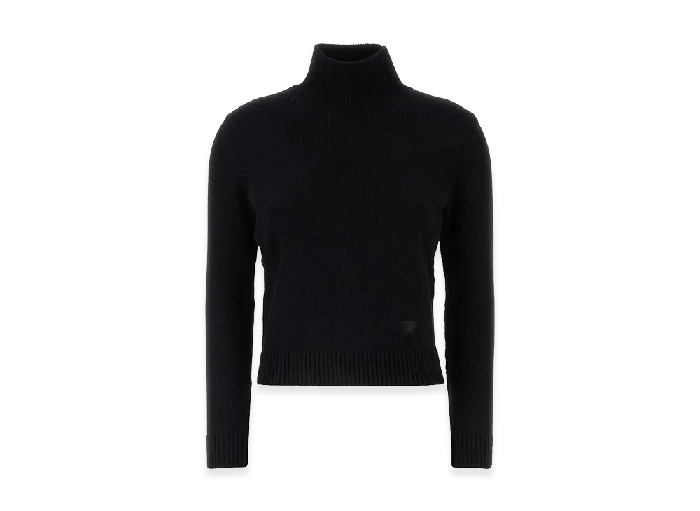 BALENCIAGA Women's Wool Blend Sweater "Black"